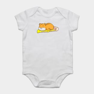 Hamster & Pizza with Cheese Baby Bodysuit